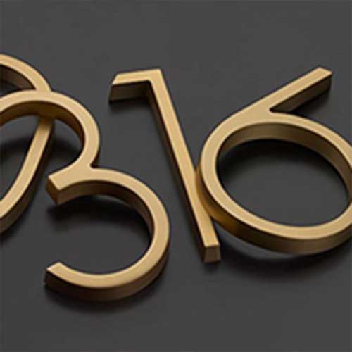 house numbers